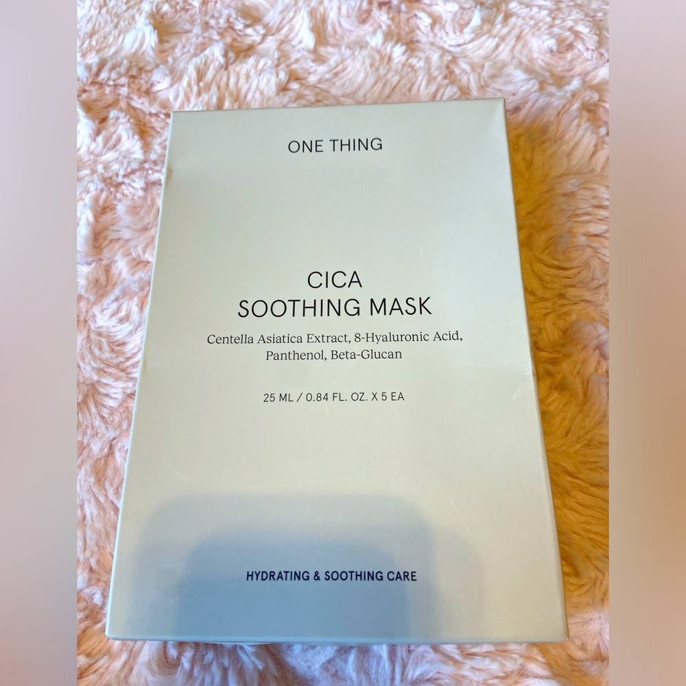Cica Soothing Mask.  25ml/ 0.84Fl. OZ. x5ea